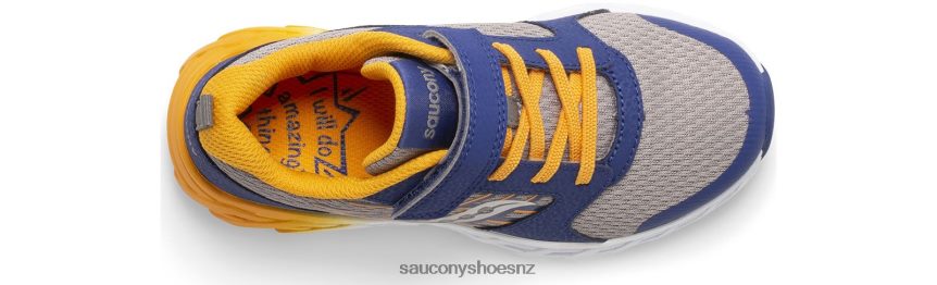 Saucony Wind 2.0 A/C Sneaker TX0L64874 Navy/Gold