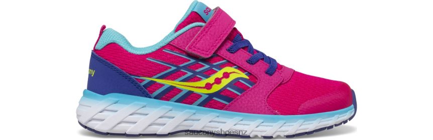 Saucony Wind 2.0 A/C Sneaker TX0L64876 Pink/Blue/Green