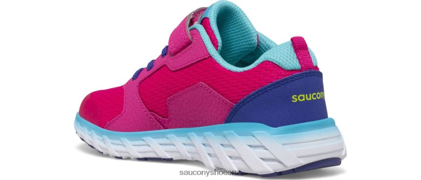 Saucony Wind 2.0 A/C Sneaker TX0L64876 Pink/Blue/Green