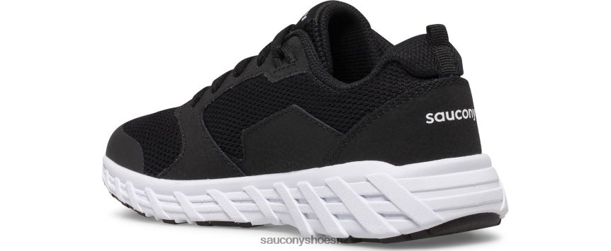 Saucony Wind 2.0 Lace Sneaker TX0L64936 Black/White