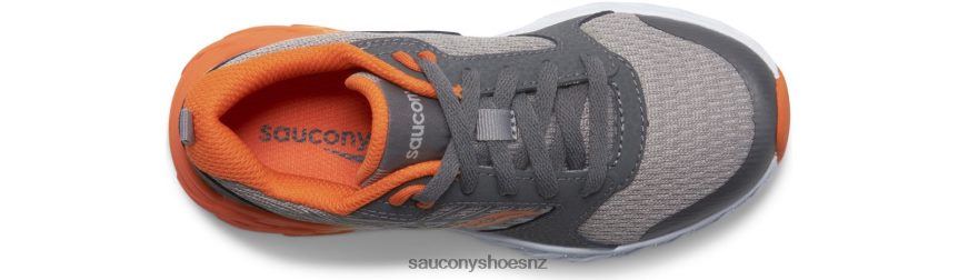 Saucony Wind 2.0 Lace Sneaker TX0L64940 Grey/Orange