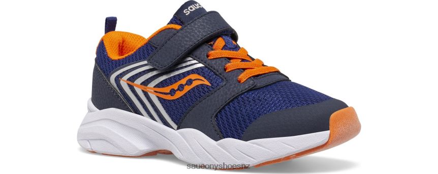 Saucony Wind FST A/C Sneaker TX0L64868 Navy/Orange