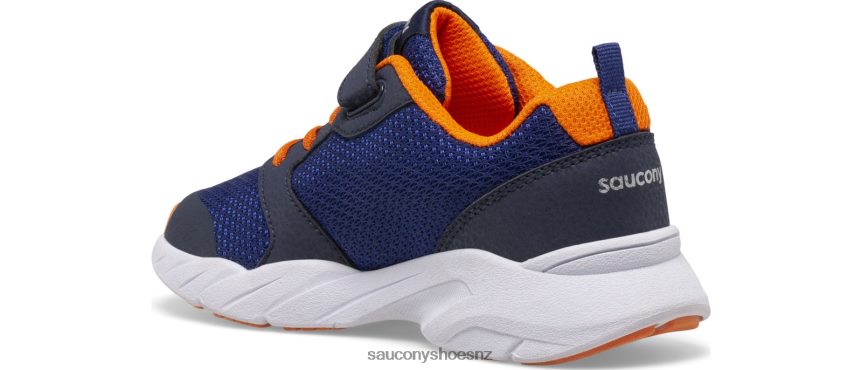 Saucony Wind FST A/C Sneaker TX0L64868 Navy/Orange