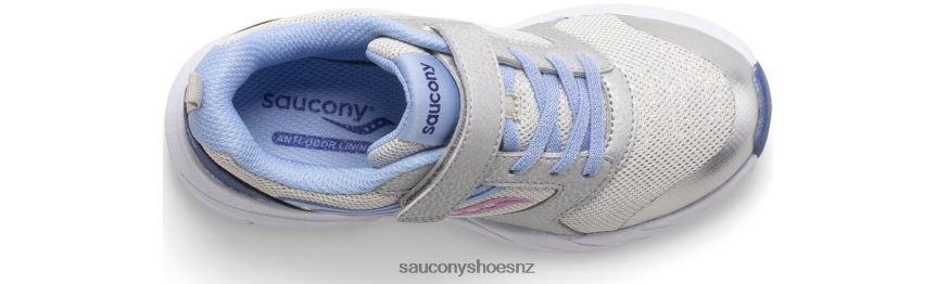 Saucony Wind FST A/C Sneaker TX0L64869 Silver/Blue/Pink