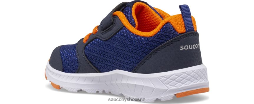 Saucony Wind FST Jr. Sneaker TX0L64910 Navy/Orange