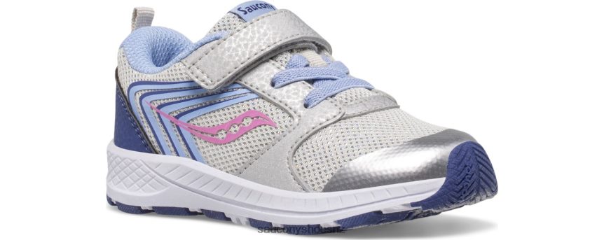 Saucony Wind FST Jr. Sneaker TX0L64911 Silver/Blue/Pink