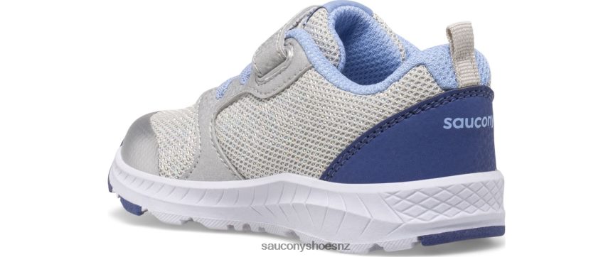 Saucony Wind FST Jr. Sneaker TX0L64911 Silver/Blue/Pink