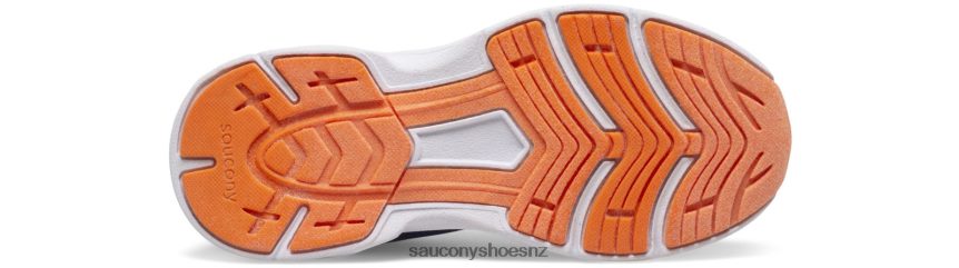 Saucony Wind FST Lace Sneaker TX0L64866 Navy/Orange