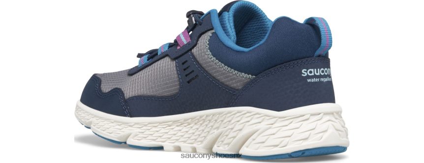 Saucony Wind Shield 3.0 Sneaker TX0L641009 Navy/Grey/Turq