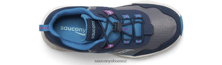 Saucony Wind Shield 3.0 Sneaker TX0L641009 Navy/Grey/Turq