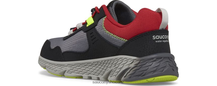 Saucony Wind Shield 3.0 Sneaker TX0L641011 Grey/Red/Citron