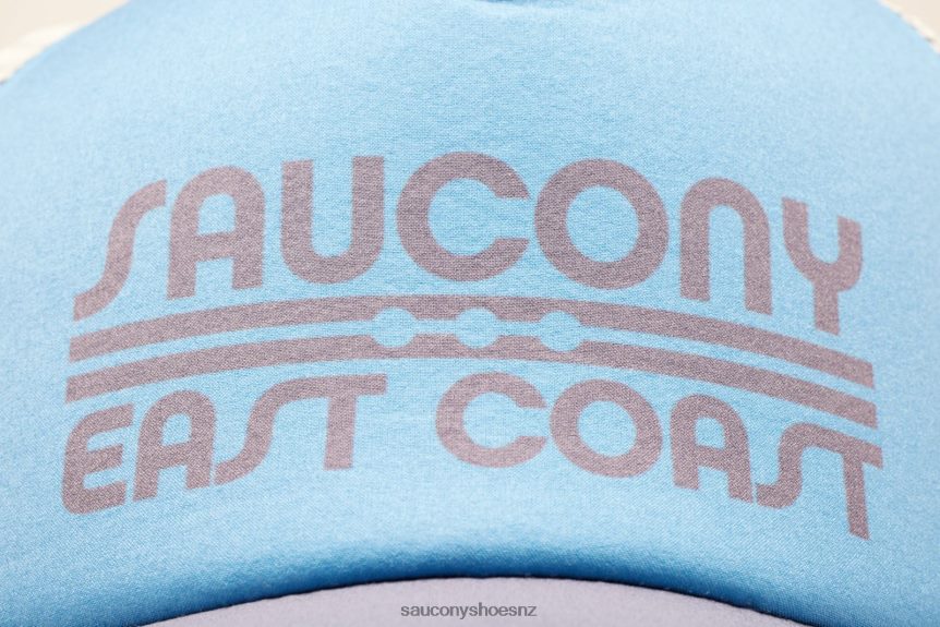 Saucony Foamie Trucker Hat TX0L64468 Azure Graphic