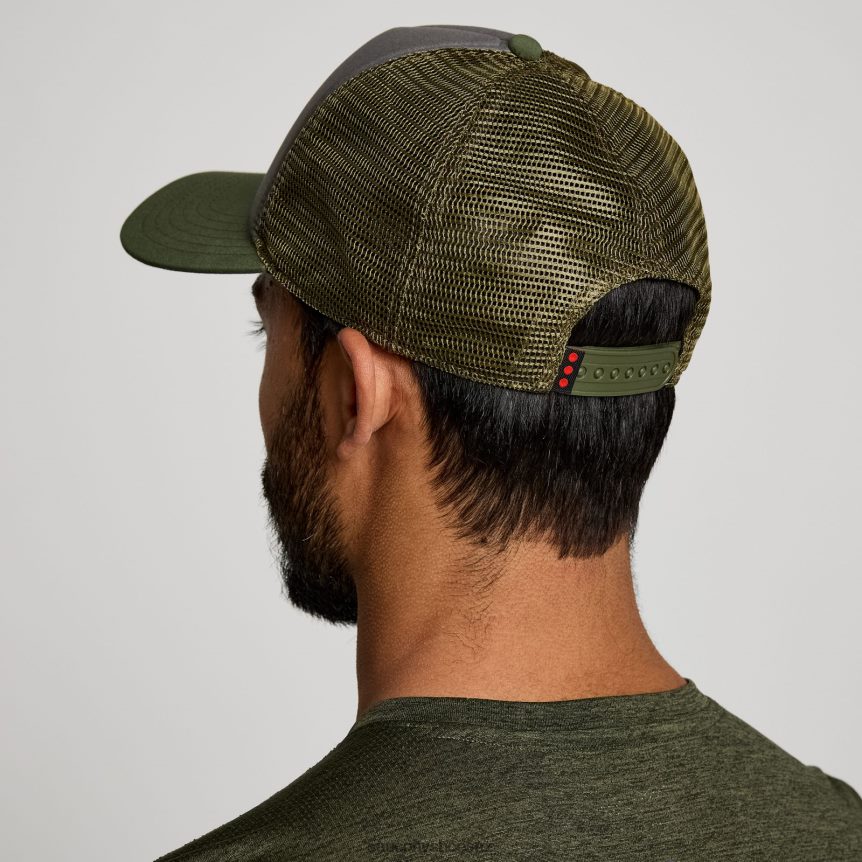 Saucony Foamie Trucker Hat TX0L64469 Climbing Ivy Graphic