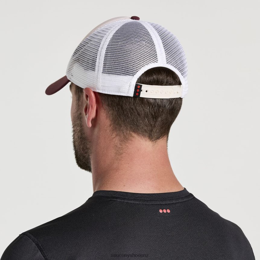 Saucony Foamie Trucker Hat TX0L64471 Stone Graphic