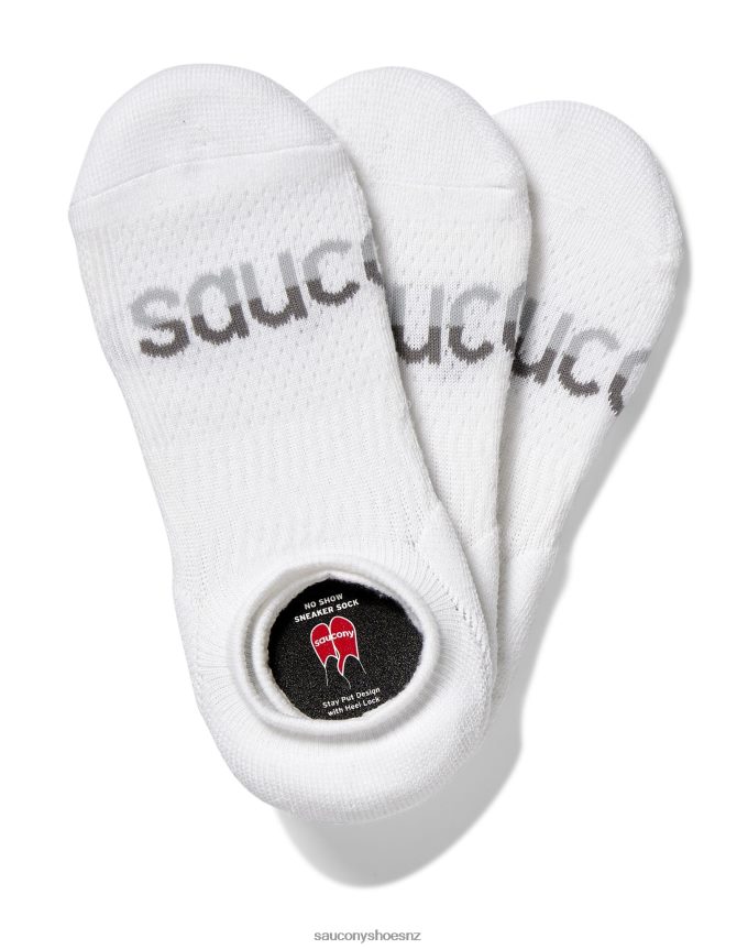 Saucony Inferno Cushion Sneaker Sock TX0L64492 White