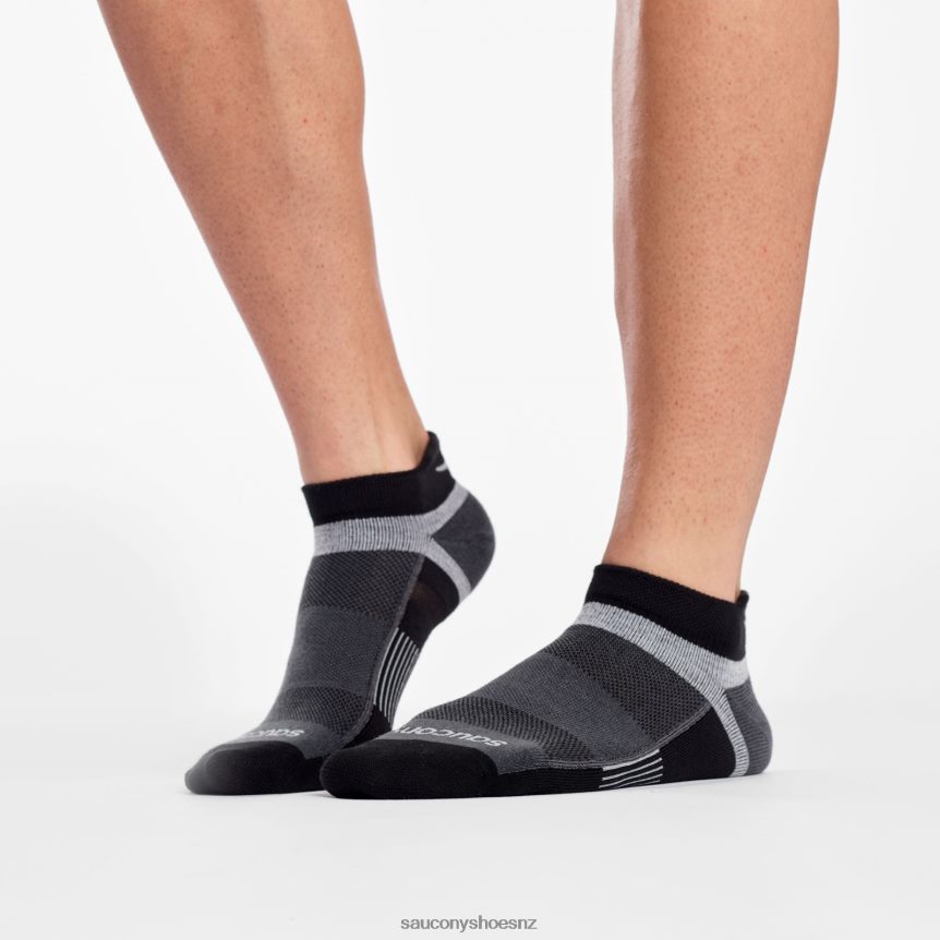 Saucony Inferno Liteweight 3-Pack Socks TX0L64487 Black