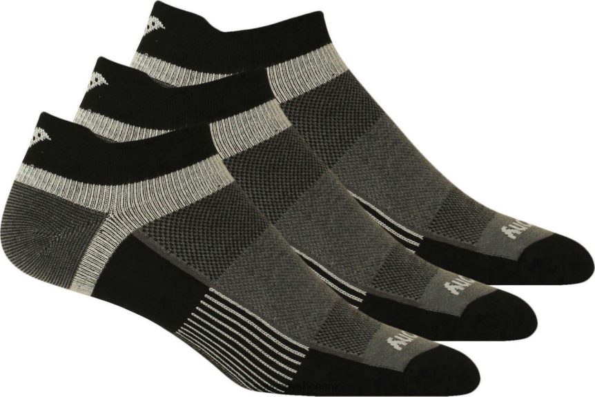 Saucony Inferno Liteweight 3-Pack Socks TX0L64487 Black