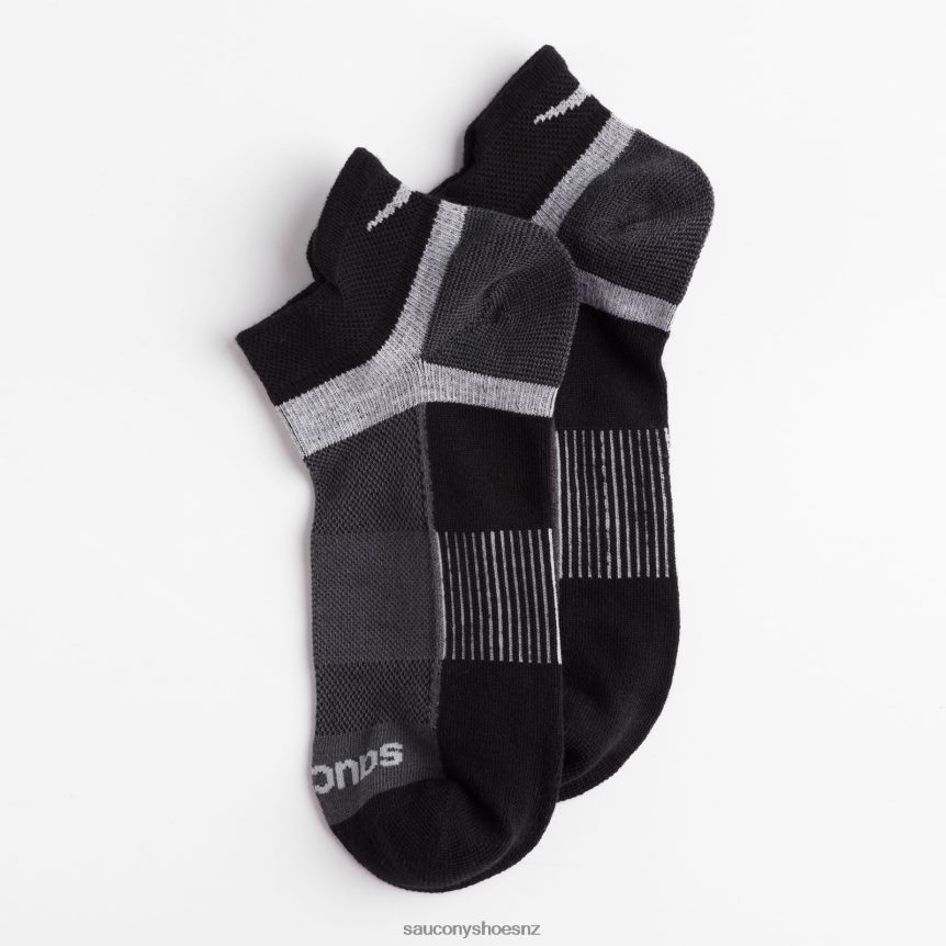 Saucony Inferno Liteweight 3-Pack Socks TX0L64487 Black