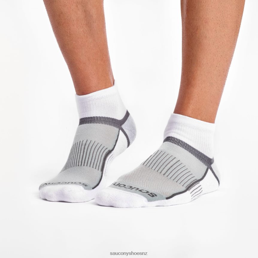 Saucony Inferno Quarter 3-Pack Socks TX0L64484 White