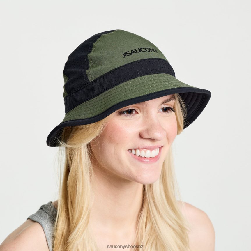 Saucony Outpace Bucket Hat TX0L64434 Climbing Ivy
