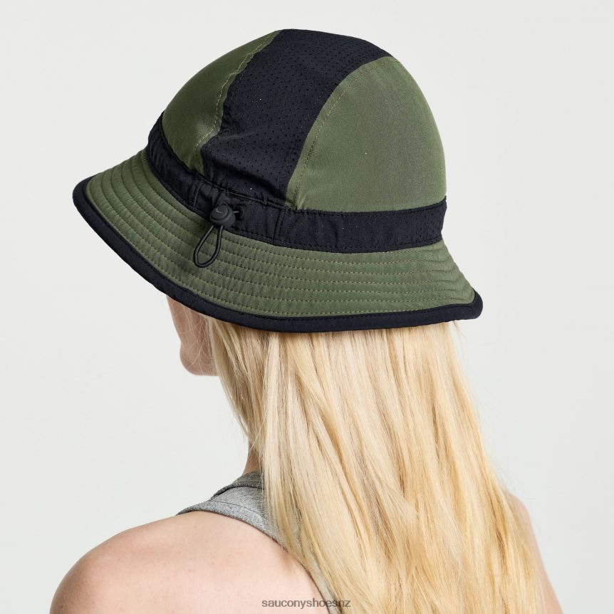 Saucony Outpace Bucket Hat TX0L64434 Climbing Ivy