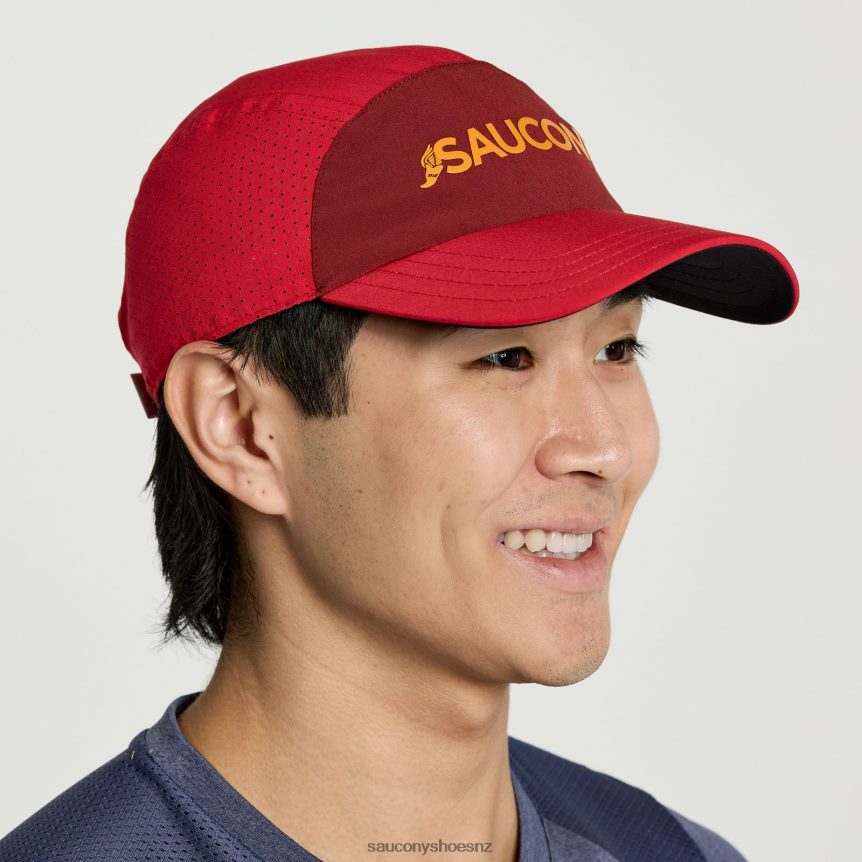 Saucony Outpace Hat TX0L64451 Poppy