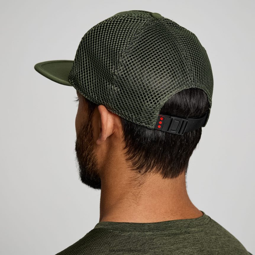 Saucony Outpace Mesh Trucker Hat TX0L64452 Climbing Ivy