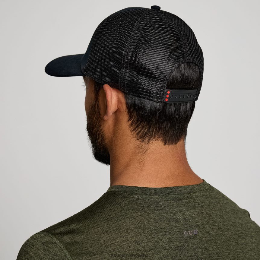 Saucony Trucker Hat TX0L64461 Black Graphic