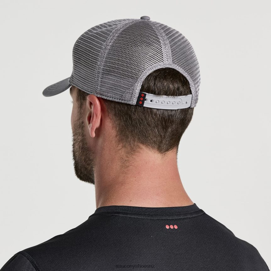 Saucony Trucker Hat TX0L64463 Charcoal Graphic