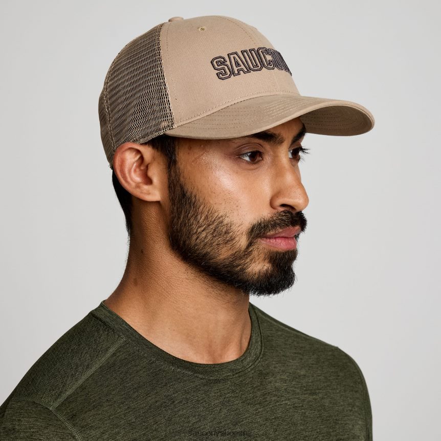 Saucony Trucker Hat TX0L64465 Pewter Graphic