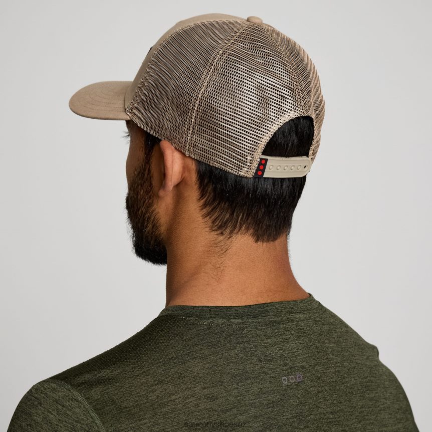 Saucony Trucker Hat TX0L64465 Pewter Graphic