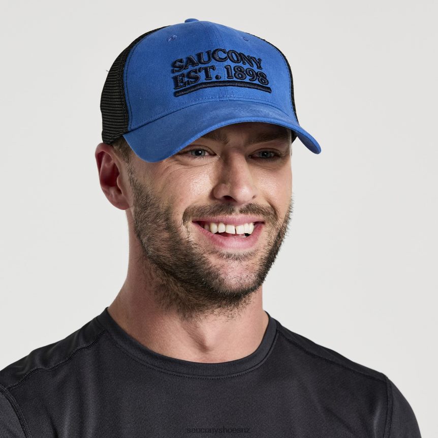 Saucony Trucker Hat TX0L64466 Pool Graphic