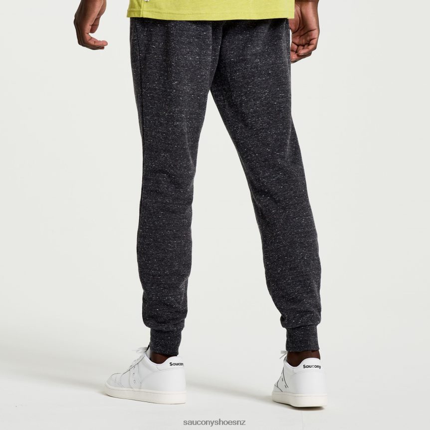 Saucony Rested Sweatpant TX0L64418 Black Heather Graphic
