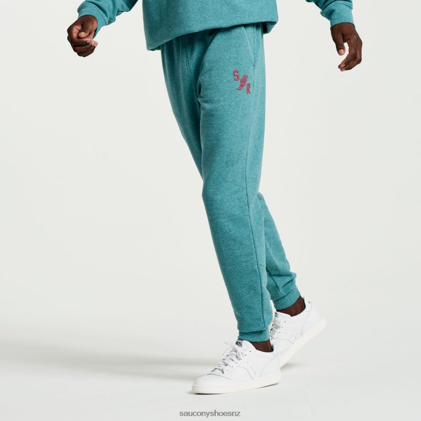 Saucony Rested Sweatpant TX0L64420 North Atlantic Heather Graphic