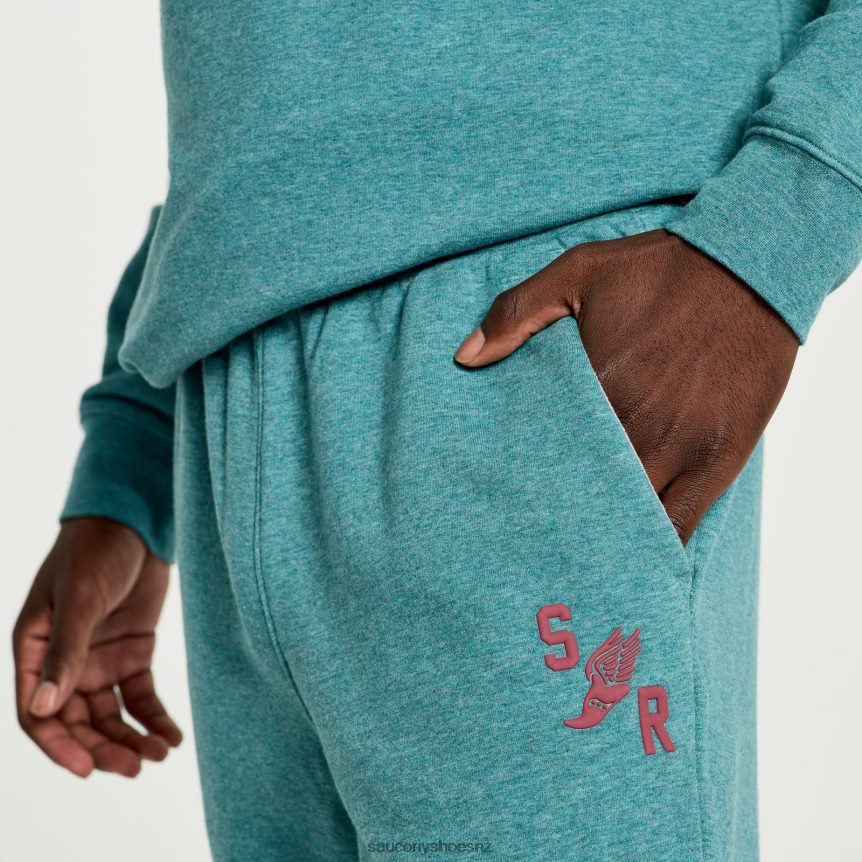 Saucony Rested Sweatpant TX0L64420 North Atlantic Heather Graphic