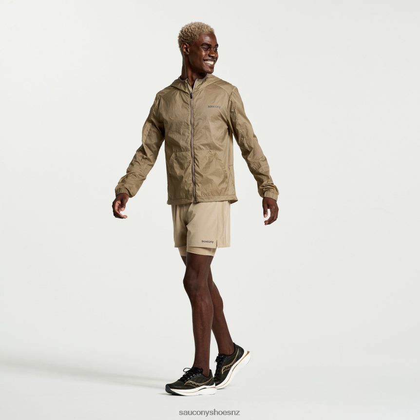 Saucony Elevate Packaway Jacket TX0L64299 Pewter