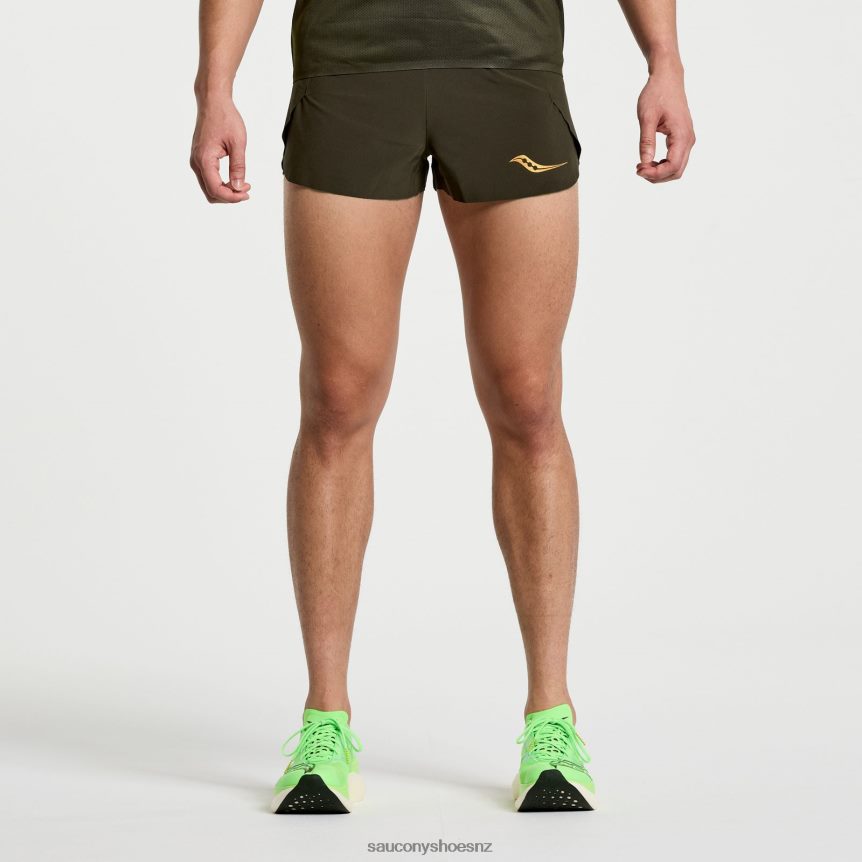 Saucony Elite Split Short TX0L64430 Umbra