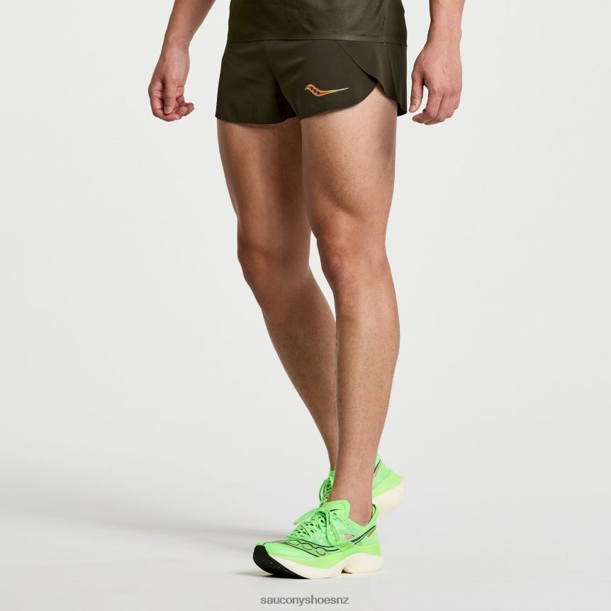 Saucony Elite Split Short TX0L64430 Umbra