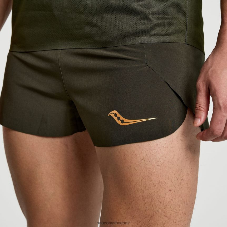 Saucony Elite Split Short TX0L64430 Umbra