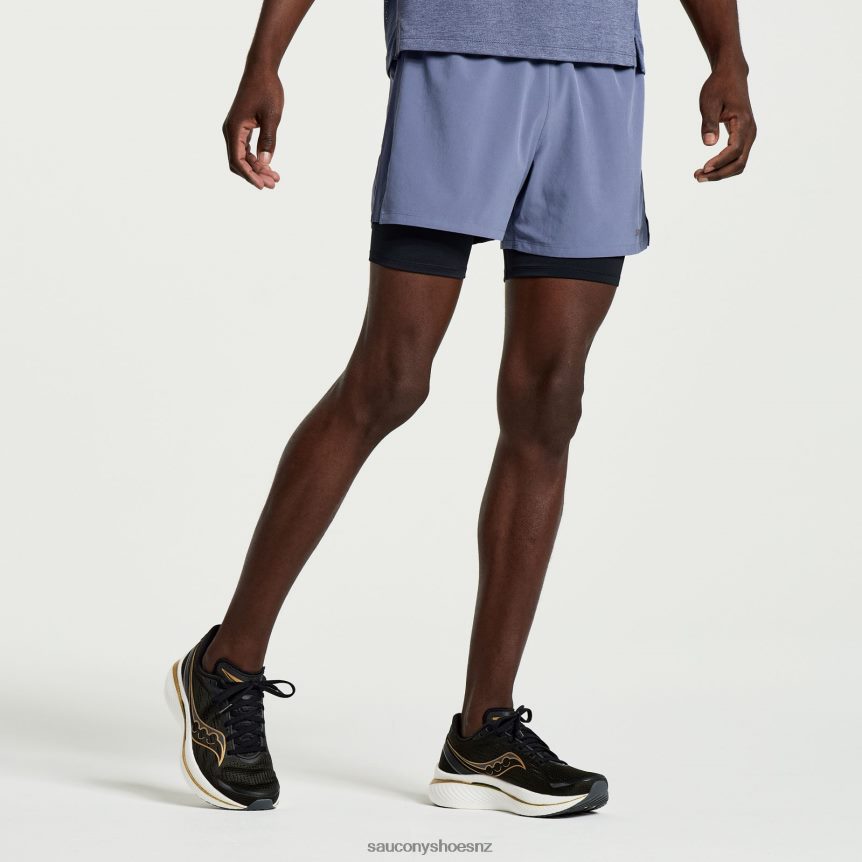 Saucony Outpace 4 2-in-1 Short TX0L64391 Horizon