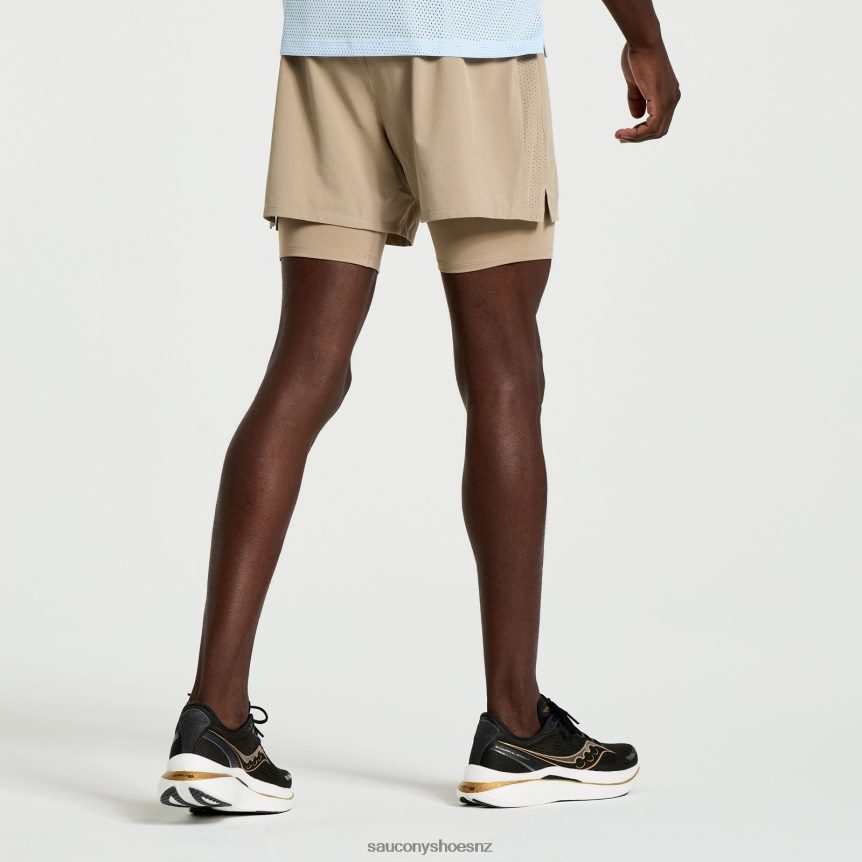 Saucony Outpace 4 2-in-1 Short TX0L64392 Pewter