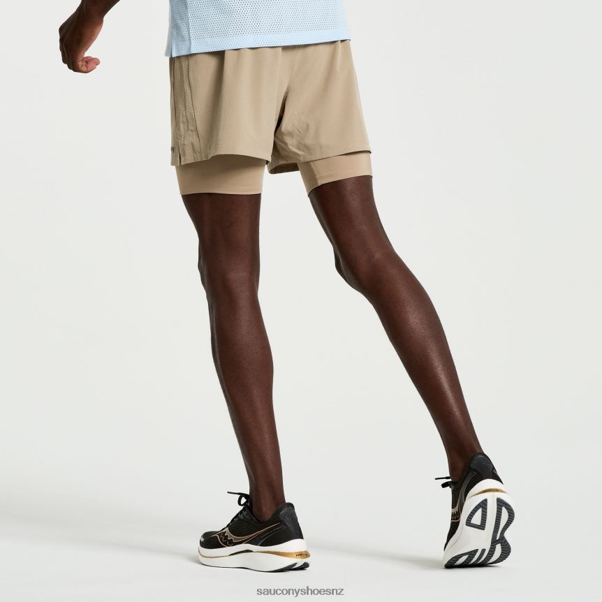 Saucony Outpace 4 2-in-1 Short TX0L64392 Pewter