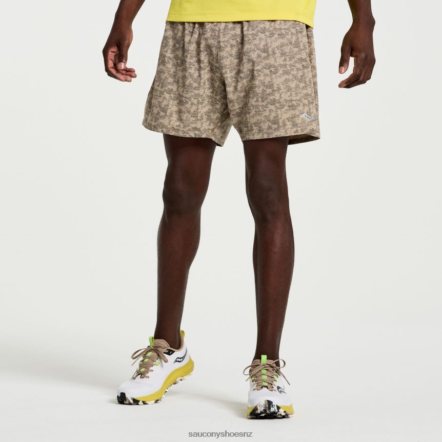 Saucony Outpace 5 Short TX0L64406 Pewter Camo Print