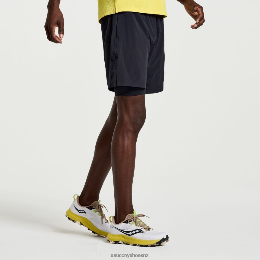 Saucony Outpace 7 2-in-1 Short TX0L64389 Black