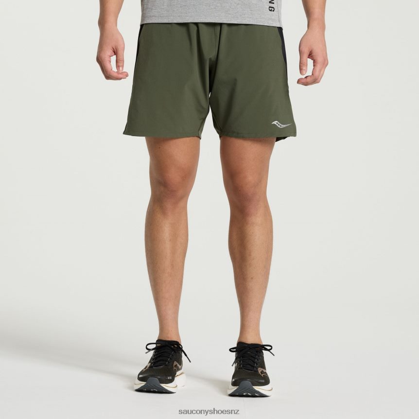 Saucony Outpace 7 Short TX0L64408 Climbing Ivy