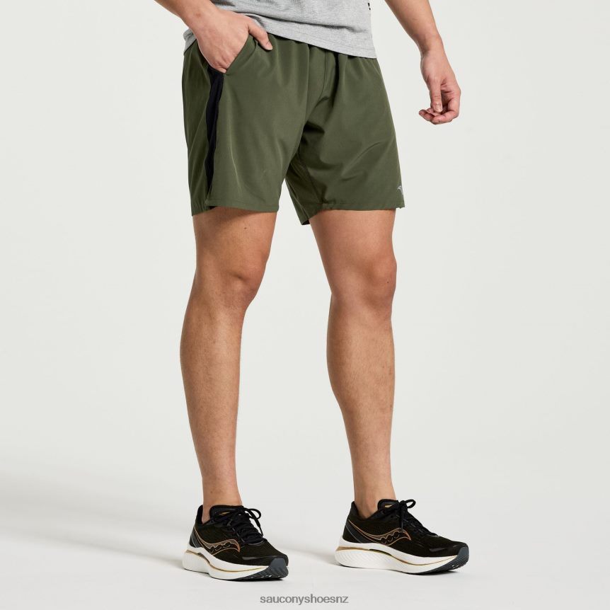 Saucony Outpace 7 Short TX0L64408 Climbing Ivy