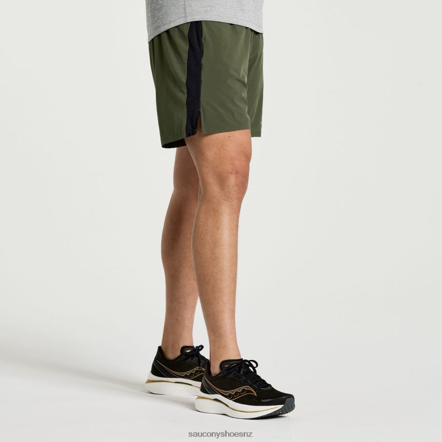 Saucony Outpace 7 Short TX0L64408 Climbing Ivy