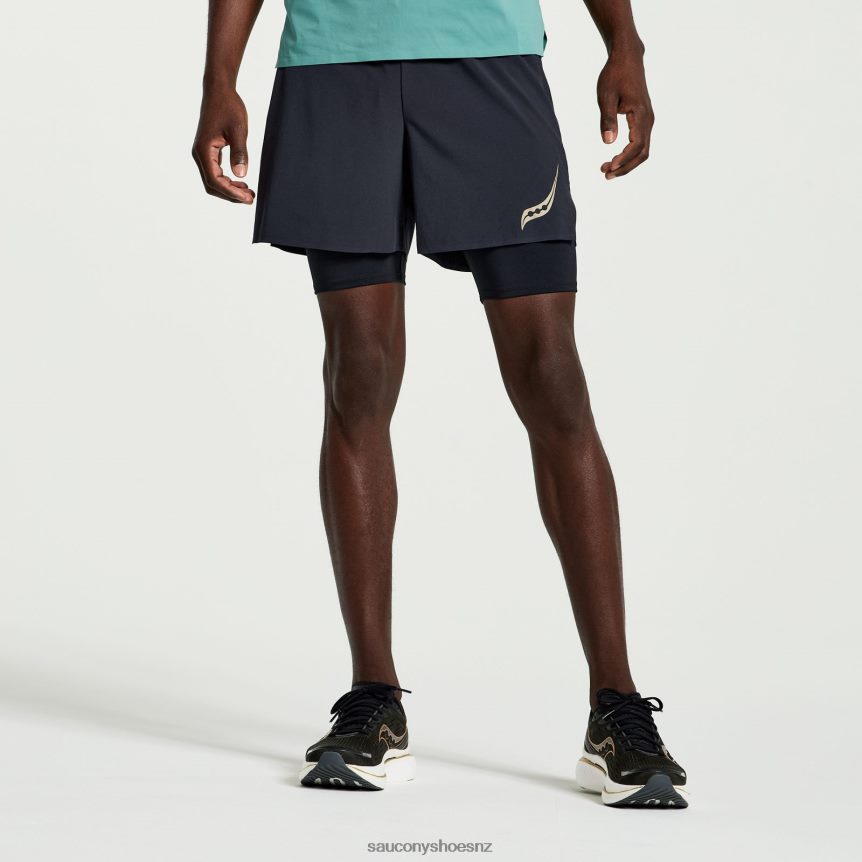 Saucony Pinnacle 2-in-1 Short TX0L64429 Black