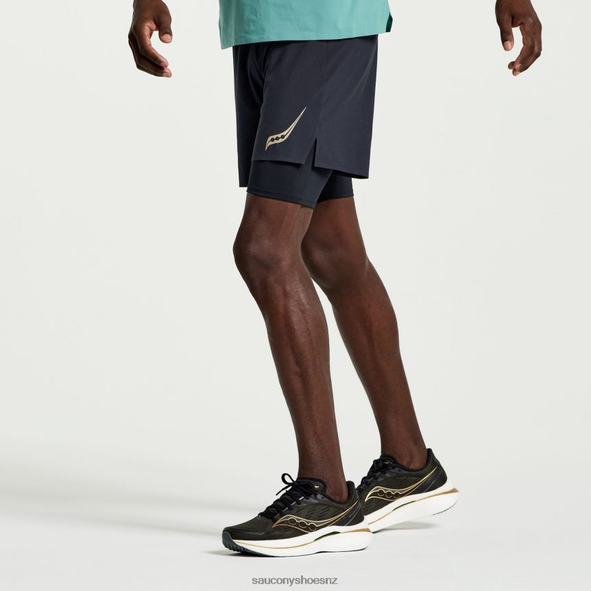 Saucony Pinnacle 2-in-1 Short TX0L64429 Black