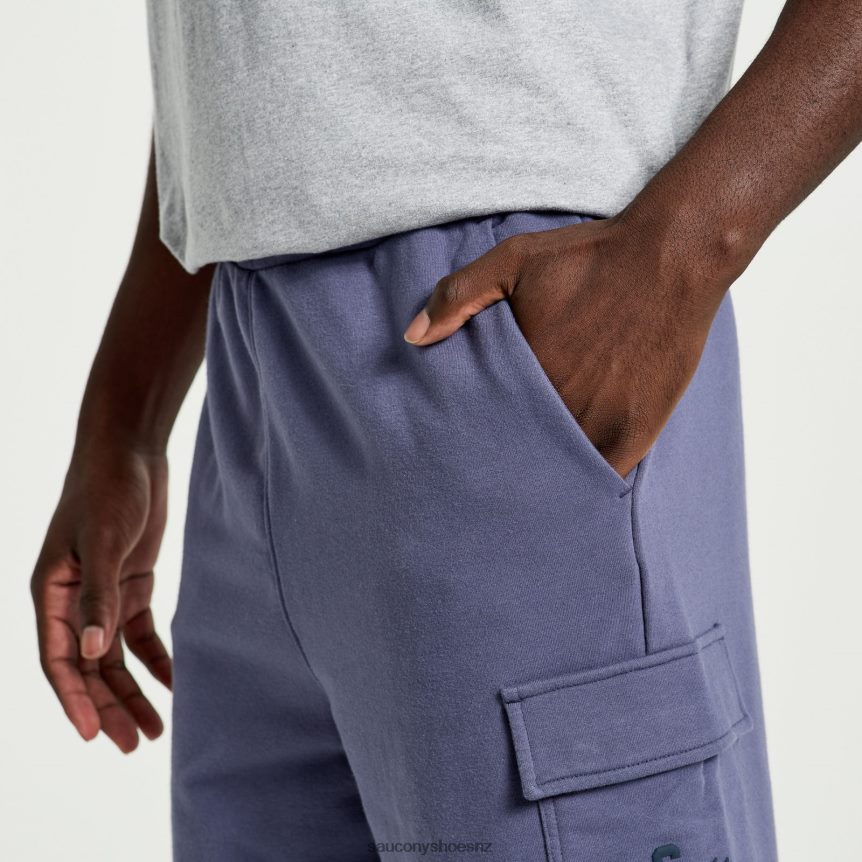 Saucony Rested Sweat Short TX0L64417 Horizon Heather Graphic